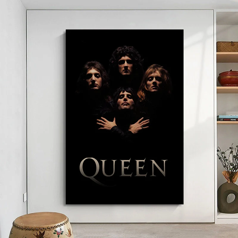 Queen Band Music Kraft Movie Posters Retro Kraft Paper Sticker DIY Room Bar Cafe Home Decor