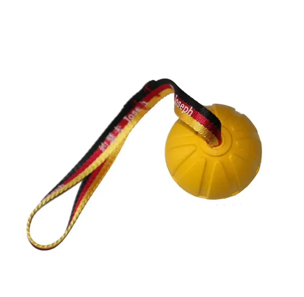 Bite-resistant Rubber Ball with Rope, Interactive Dog Training, Molar Toy, Solid Elastic Ball, Teddy, Big Dog, Horse