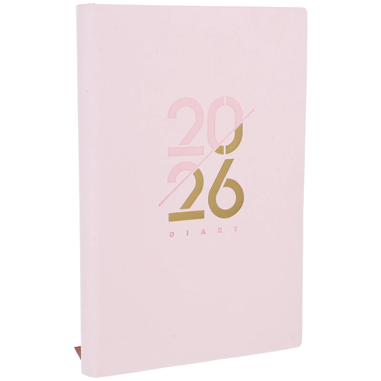 2026 Daily Planner A5 Elegant Faux Meeting Notebook for Work Portable Daily Page Layout Smooth Writing Paper Appointment