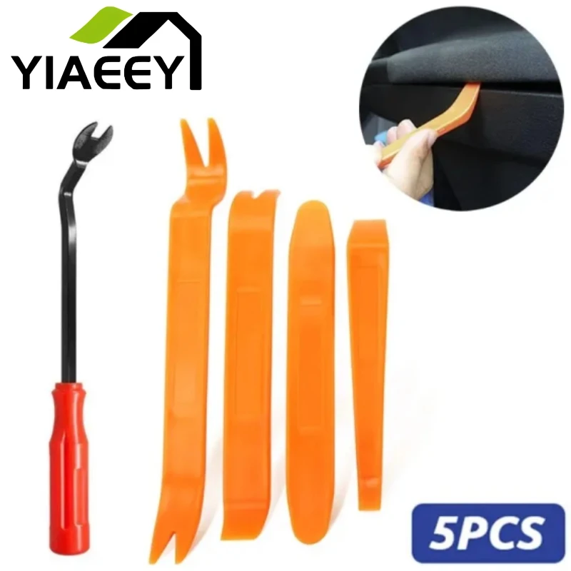 Auto Door Clip Panel Trim Removal Tools Kits Navigation Blades Disassembly Plastic Car Interior Seesaw Conversion Repairing Tool