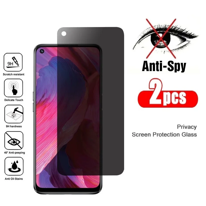 2Pcs Privacy Tempered Glass Screen Protector For Samsung Galaxy A03S A32 A33 A04S A04 A04E Core 5G