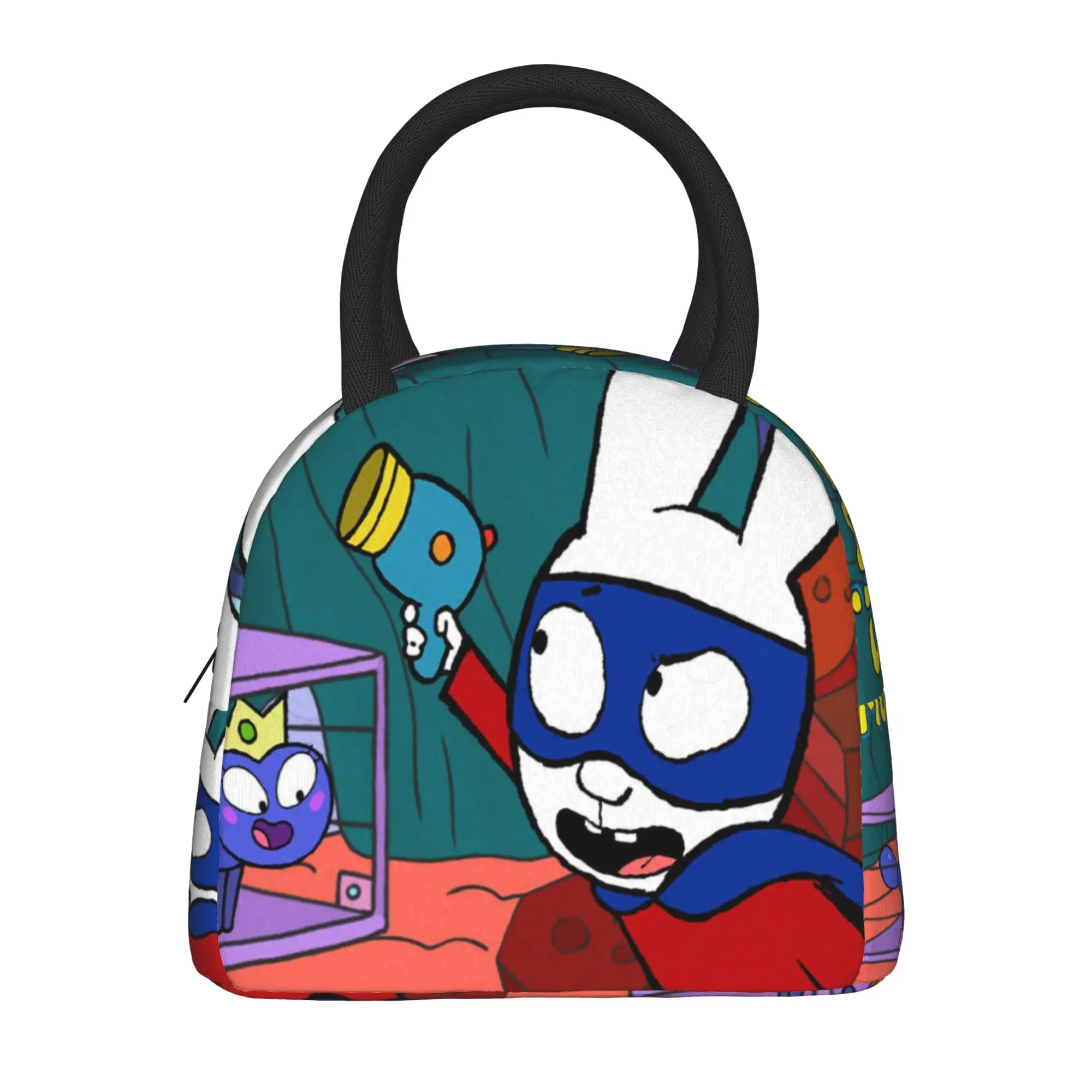 Simon Super Rabbit Thermal Insulated Lunch Bag for Picnic  Portable Food Container Bags Men Women Thermal Cooler Lunch Boxes