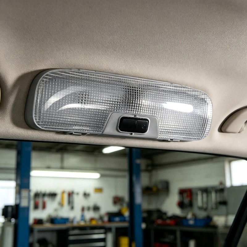 Car Interior Roof Dome Reading Light for Ford, OE 8A6A-13776AB BE8Z13776-A 1531183 Ceiling Lamp Assembly