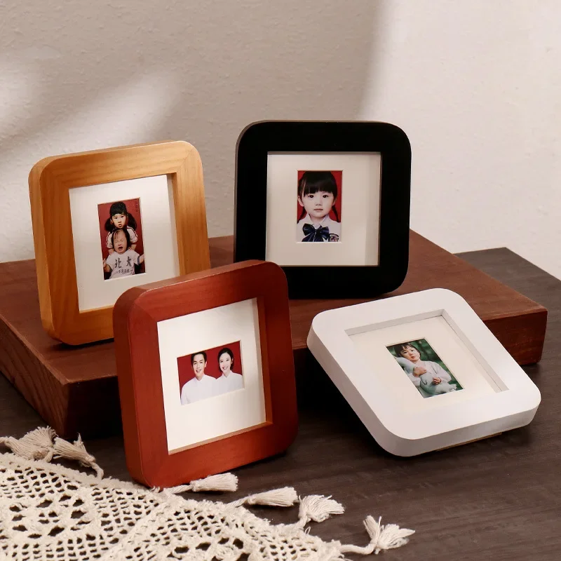 Mini Picture Frame Creative Baby Kids Photo Frames Vintage Decoration Frames Home Decor Porta Retrato