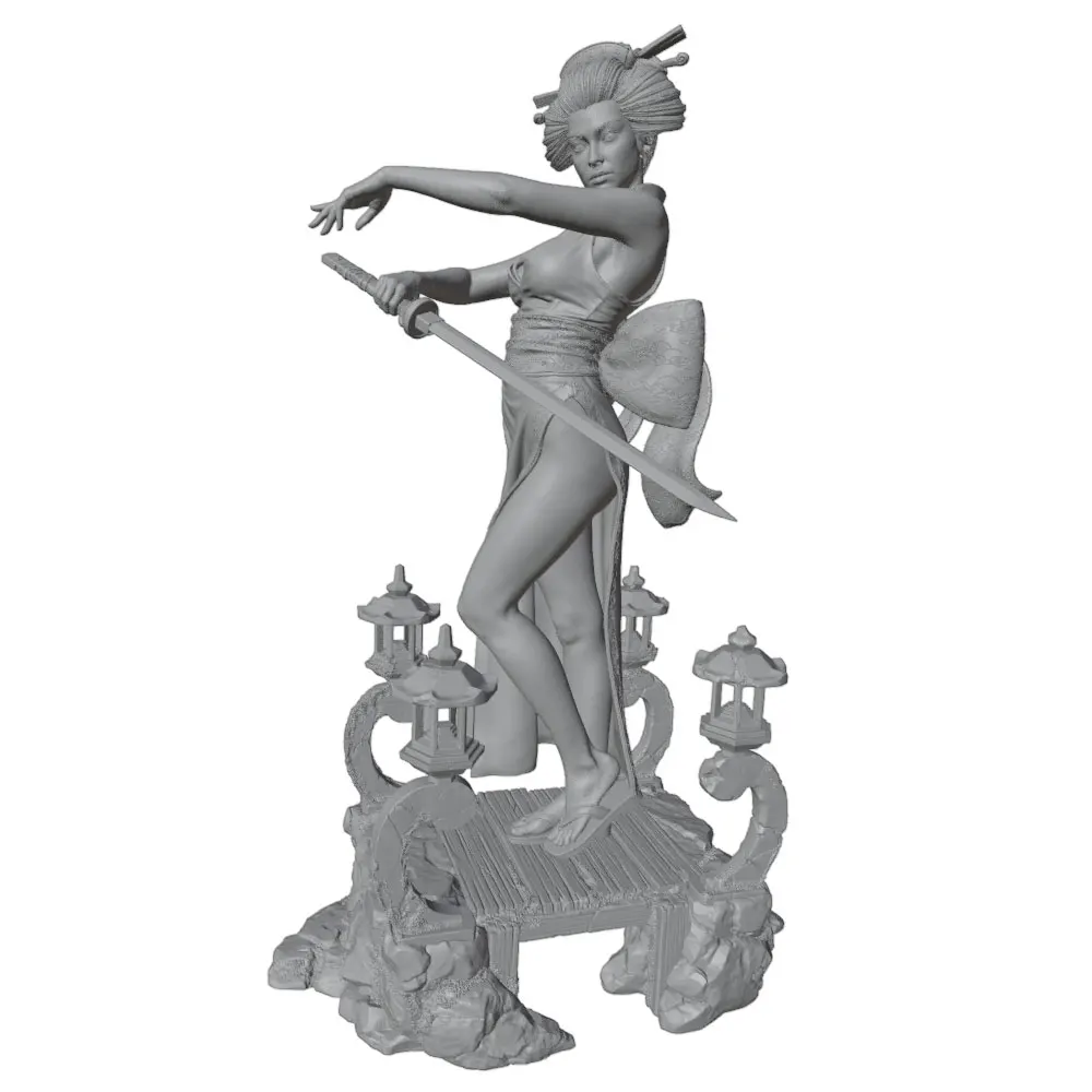 75/100/120/150mm Sexy Girl Resin Model Kits GK Miniature 3D Printed Gray Model Figurine DIY Doll Model Unassembled And Unpainted