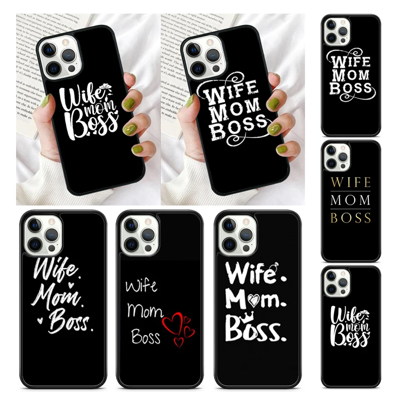 زوجة أمي بوس يقتبس جراب هاتف آيفون 17 الهواء 16 16e 15 13 14 11 12 برو ماكس زائد كوكه Fundas شل