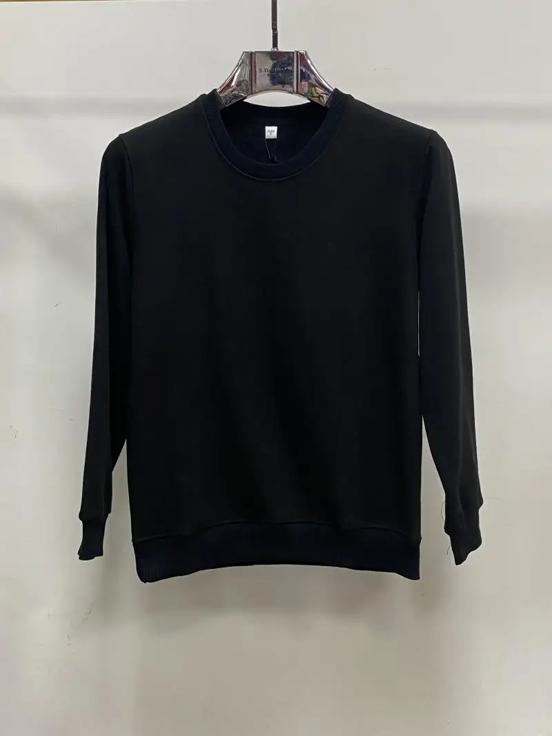 Sweat à capuche épais à col rond pour vêtements saisonniers d'automne et d'hiver, Style confortable