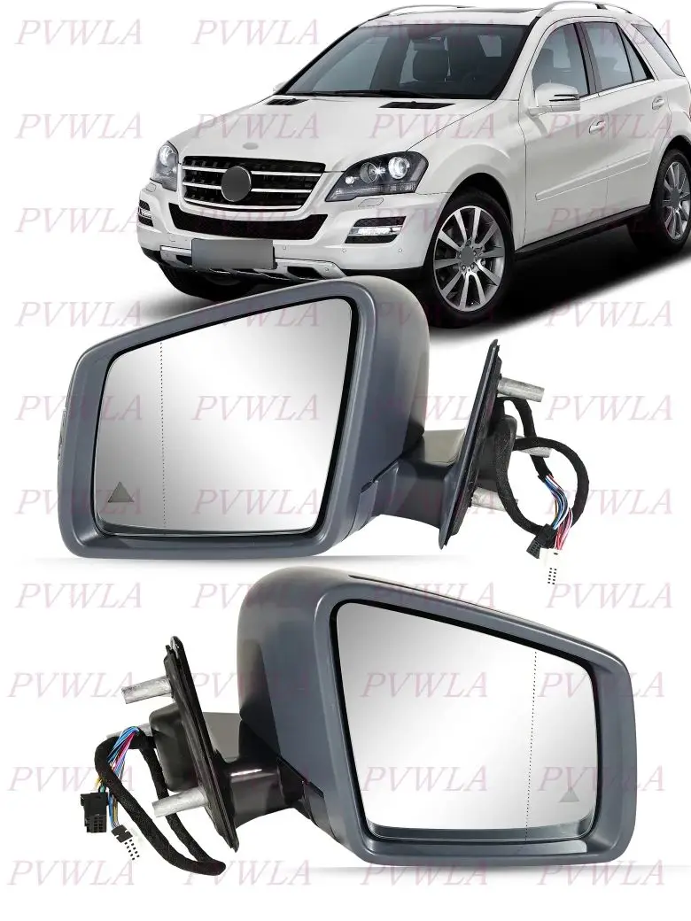 Side Mirror For Benz W164 X164 GL-Class M-Class ML320/420/500 2005 2006 2007 2008 2009 2010 2011 Blind Spot Rear Mirror Assembly