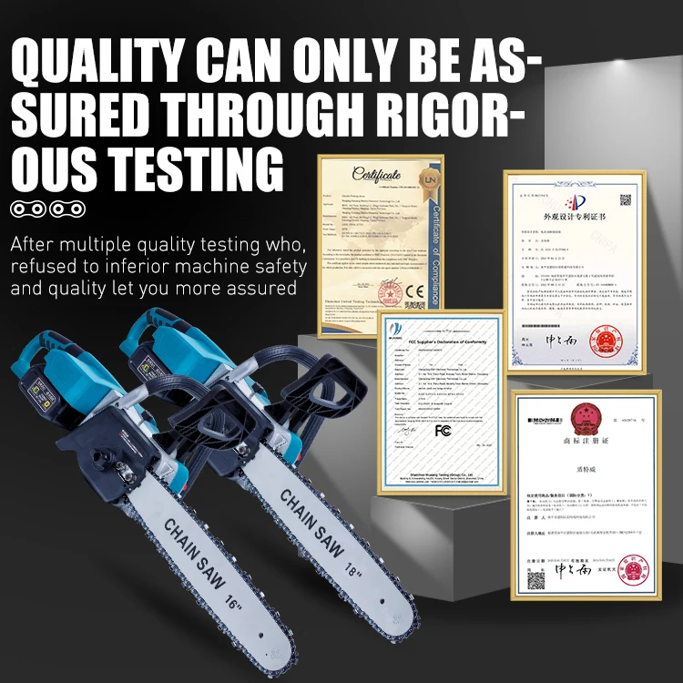 A2-0016 Mini motosierra con batería de 21 V para herramientas de jardín calientes de fábrica