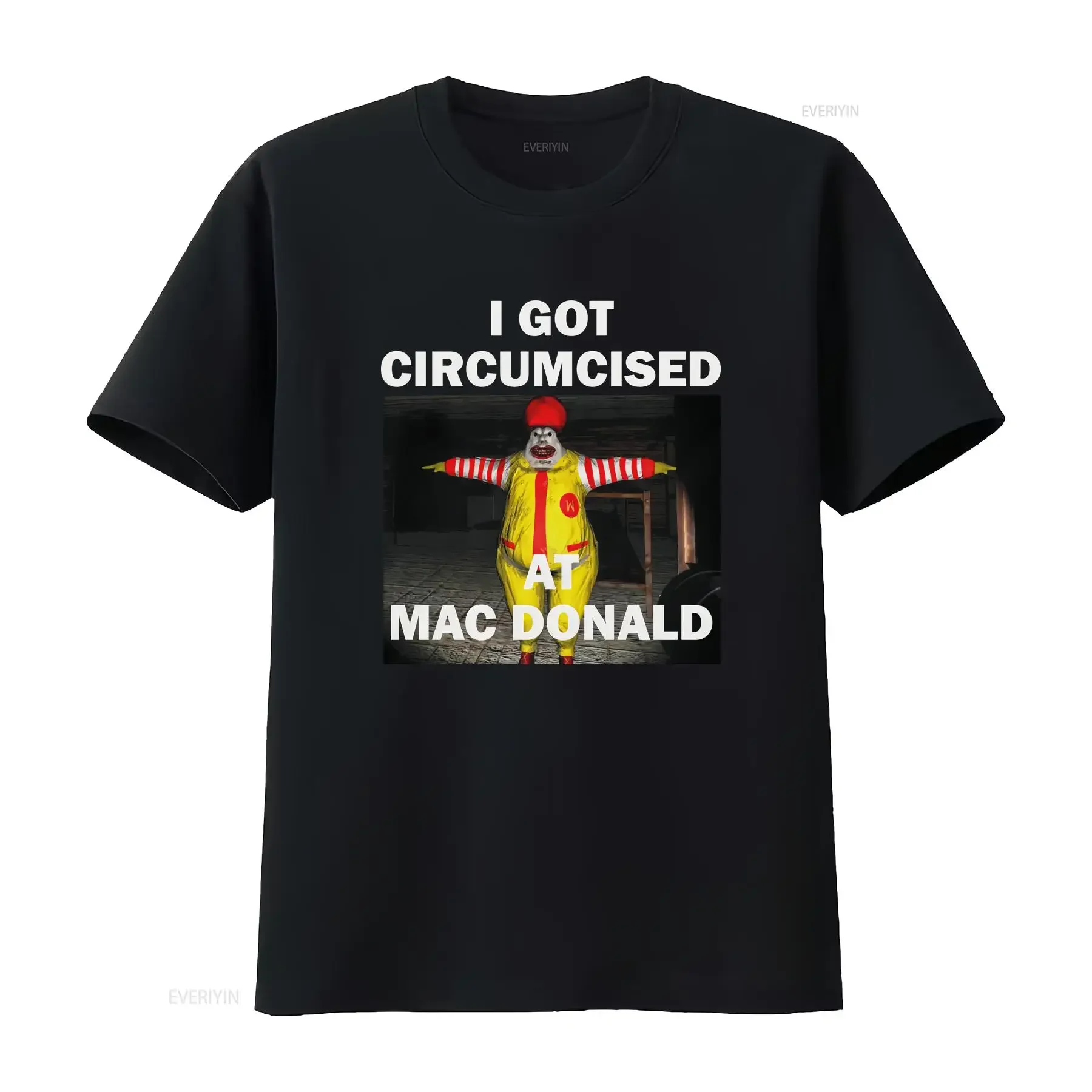 I Got Circumcised T Shirt Humor Funny Meme Offensive Satire vintage Washed Stretched Comfortable Slightly fashion Soft