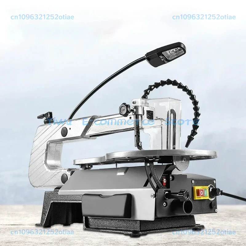 Variable Speed Scroll Saw, 16Inch with Work Light, Adjustable TableTop Angle, Easy-Access Blade Changes, w/ Sawblades