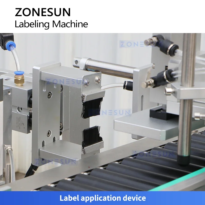 Этикетировочная машина Zonesun с защитой от несанкционированного доступа, уплотнительная этикетка для трубок, аппликатор этикеток ZS-TB823F