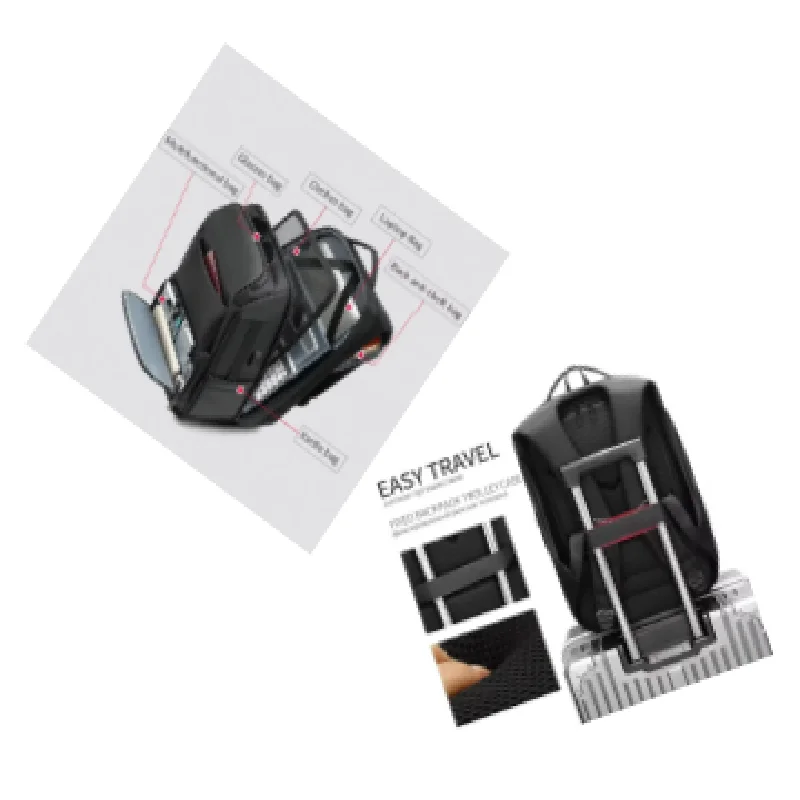 17 inch Backpack Men Multifunction Large Capacity Male Mochila Bags USB Charging Port Laptop School Backpacks рюкзак мужской