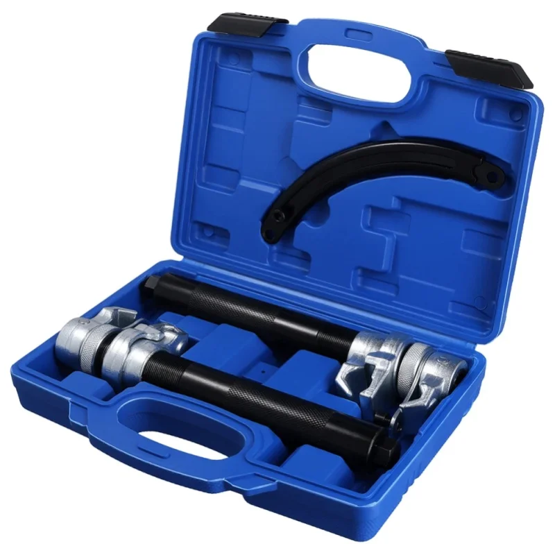 Podofo 3-teiliges Hochleistungs-Federspanner-Werkzeug, Universeller Federbeinklemmhalter 2,7-10,6 Zoll Kieferöffnung, Max. 1200kg Belastung, Sicheres