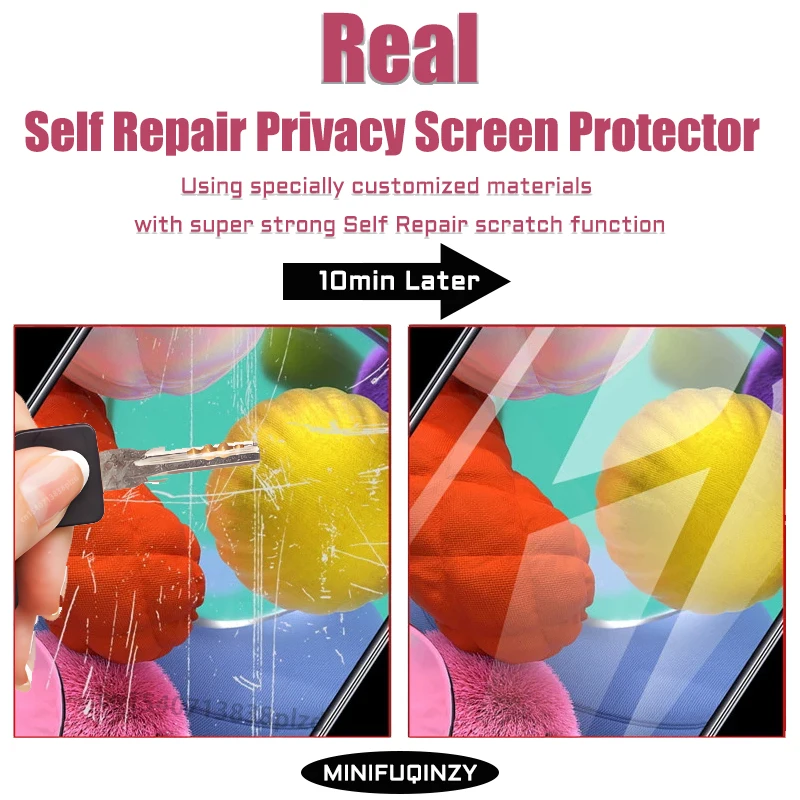 Unlock Self Repair Film For Samsung Galaxy S26 S25 Ultra S24 Plus S23 S22 Privacy Screen Protector S20 S10 Note 20 10 S21 5G
