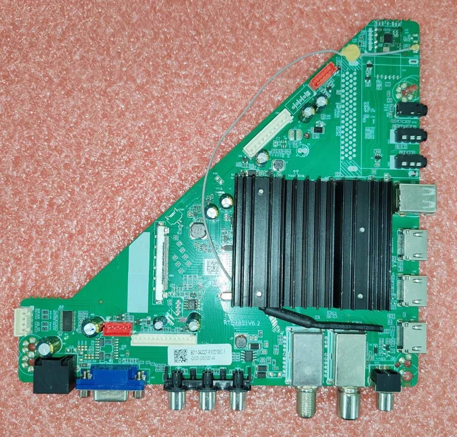 

RTD2851V6.2 LED TV motherboard tested well with physical photos of 1.5G+8G Android WiFi network