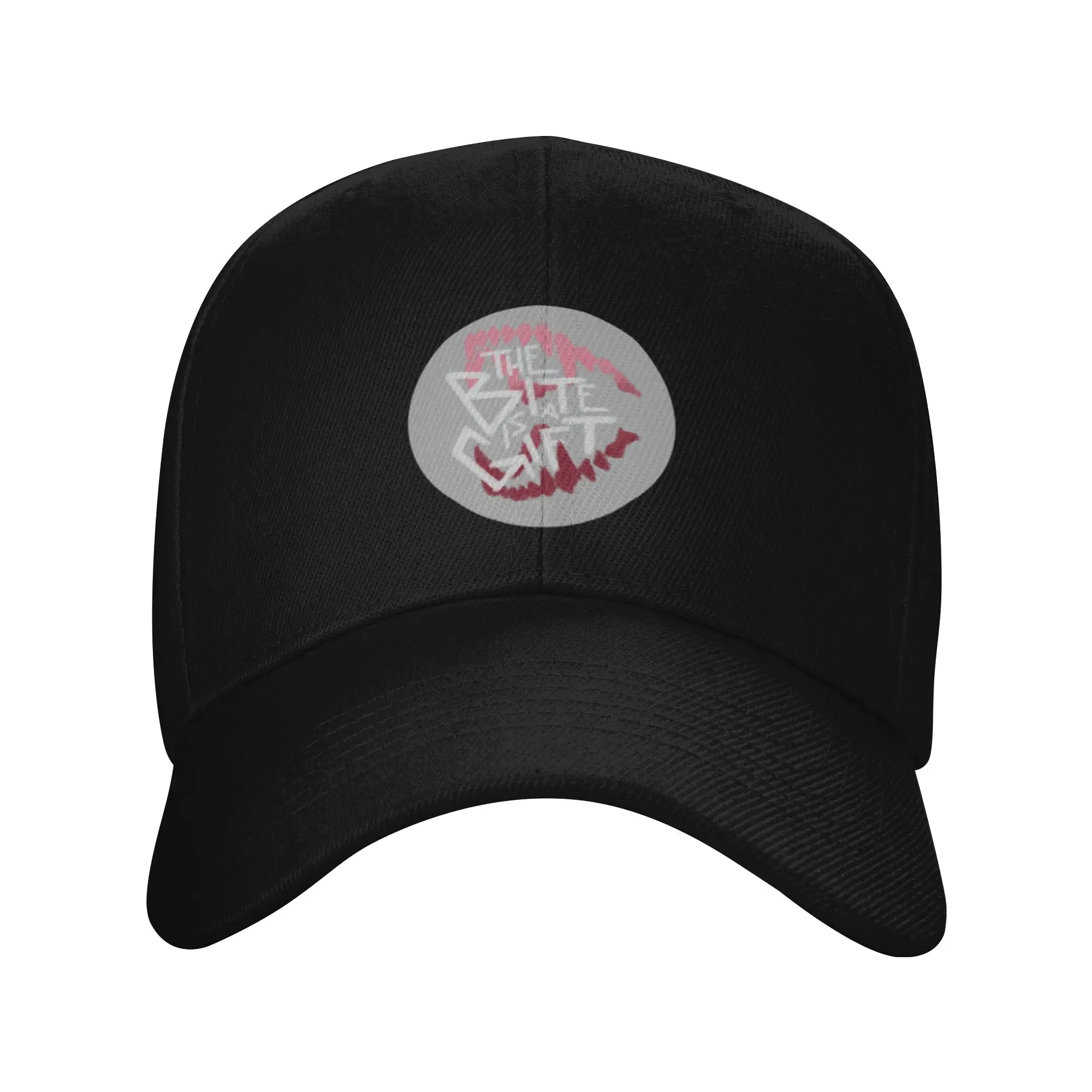 Hot Sale The Bite Is A Gift Pink Gradient Baseball Cap  One Size Fits All Summer Hat  Gym Workout Summer Hat