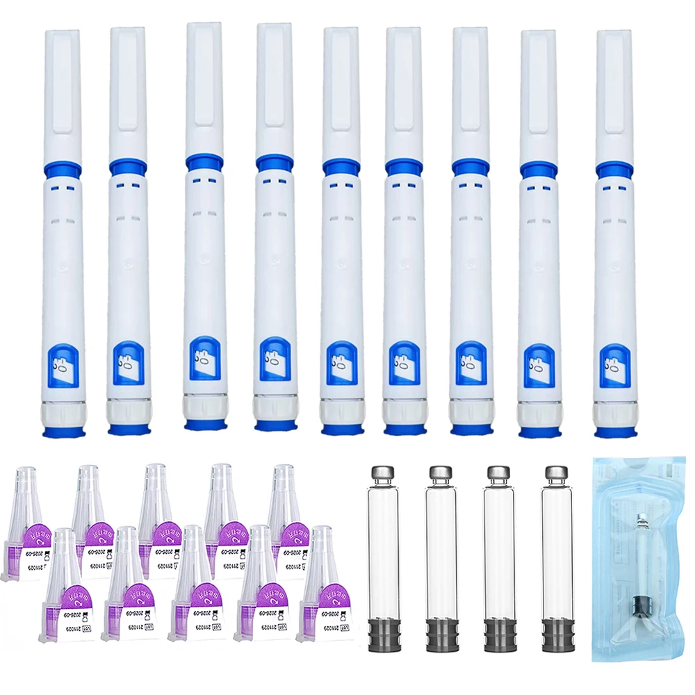 Innovador Lápiz  Inyección Desechable Azul Real  60IU, Lápiz  Insulina, Lápiz  Péptidos, Compatible con Cartucho  3m