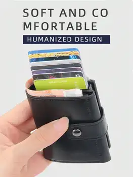 Nouveau RFID mode Simple Pop porte-carte Portable léger multifonctionnel portefeuille porte-monnaie carte Position carte étui