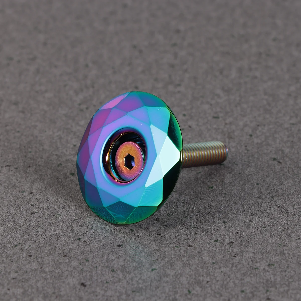 Aluminium Alloy Headset Cap 28.6Mm Bike Fork Top Cover For Mountain Road Bicycle Front Fork Stem Upgrade Parts Titanium