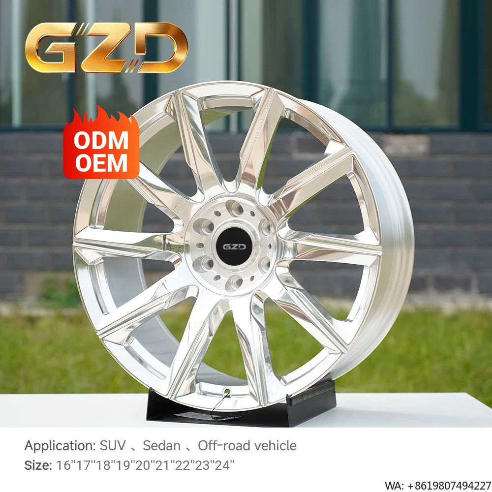 

GZD Brushed Luxury Wheel Monoblock Forged Alloy Wheel Rims 18 19 20 21 22 24 Inch for Custom Car Rims