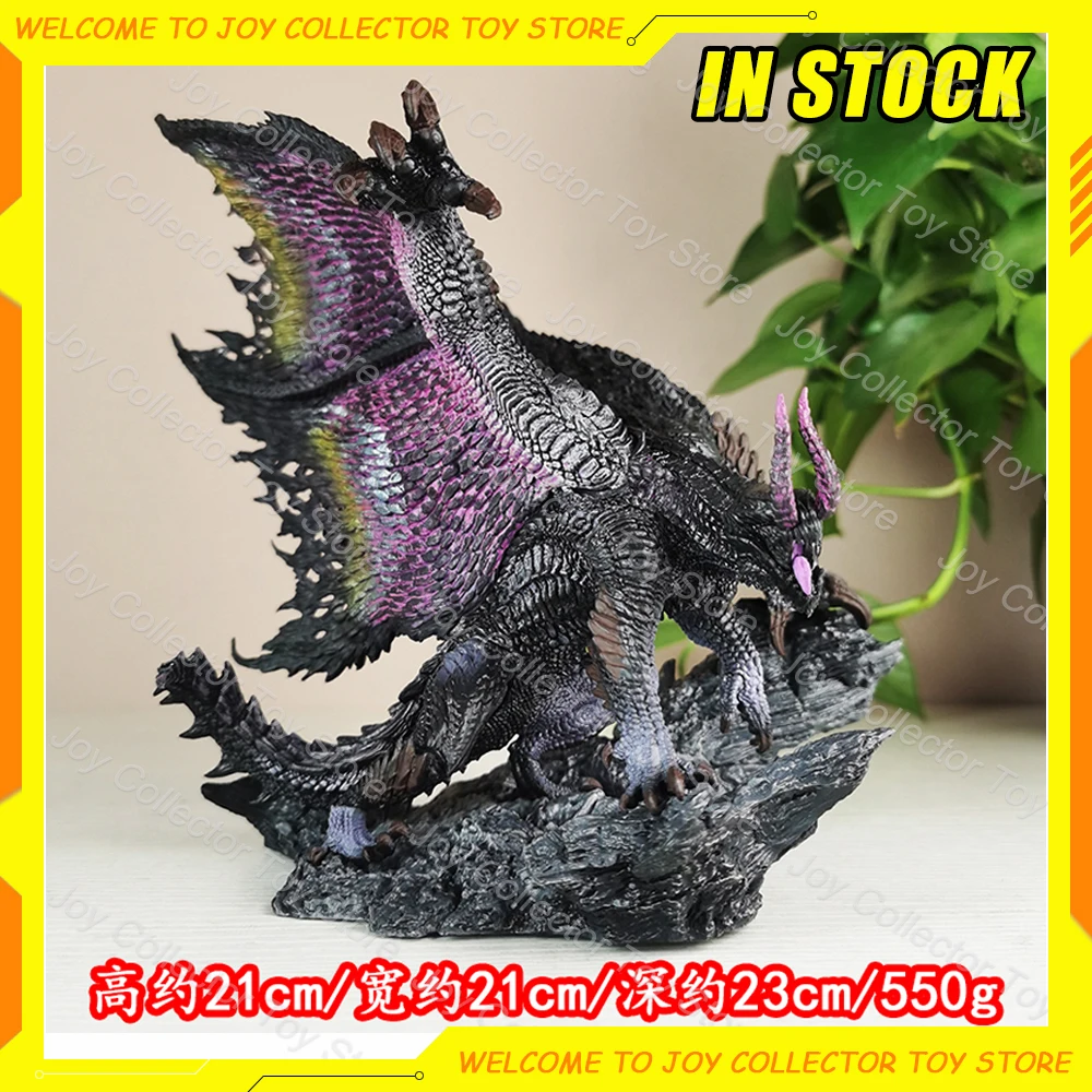 21cm Monster Hunter Anime Figure Gore Magala CFB Figures Black Erosion Dragon Figurine Model Pvc Statue Doll Ornament Toys Gift