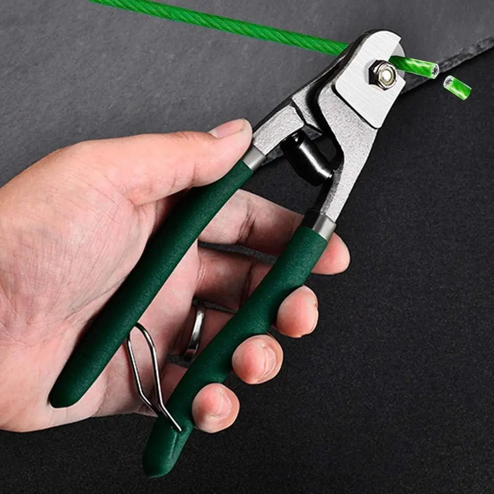 

8" Cable Cutter Wire Rope Heavy Duty Stainless Steel Aircraft Up to for Deck Stair Railing Strong Thick Seal Metal Cutter Tool