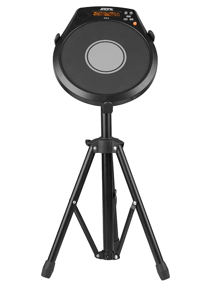 AROMA APD-20 Electronic Mute Drum Beating Board Electronic Drum Pad Built-in Battery Metronome Training Percussion Musical Part