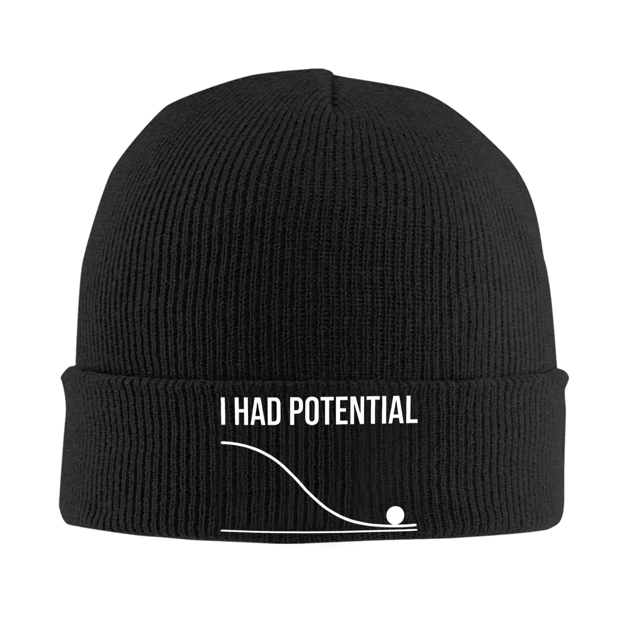 I Had Potential Project Hail Mary  Knit Hat Beanie Winter Hat Warm Acrylic  Fashion Funny Sarcastic Meme Cap for Men Women Gift,