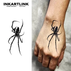 Spider  temporary tattoo sticker, waterproof magic tattoo, lasts to 15 days fake tattoo, semi permanent tattoo
