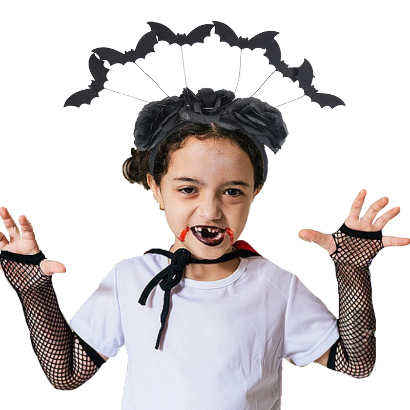 

Halloween Bat Headband Halloween Goth Headbands Halloween Tiara Hair Hoop Photo Shoot Hairbands Women Gothic Hair Accessories