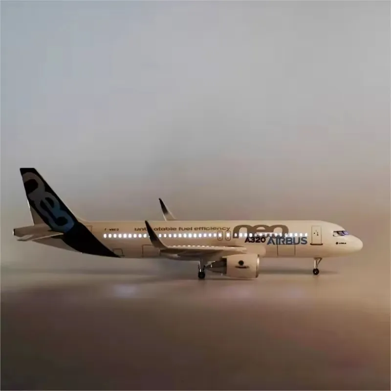 مقياس 1:80 طراز 47 طائرة passbus A320 ألعاب الغضب طائرة طائرة مع ضوء وعجلات مجموعة عرض الهدايا المشجعين