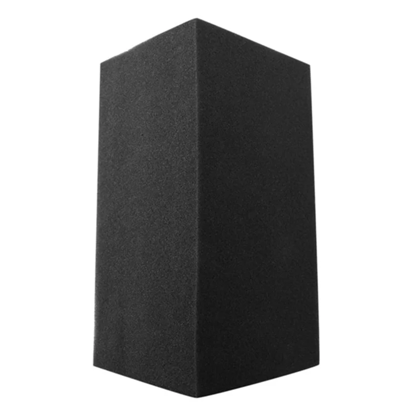 ABMR-Acoustic Foam 3Pc 15X15x15cm Square Sound Insulation Foam+9Pcs 12X12x24cm Bass Trap Wall Foam Flame Retardant