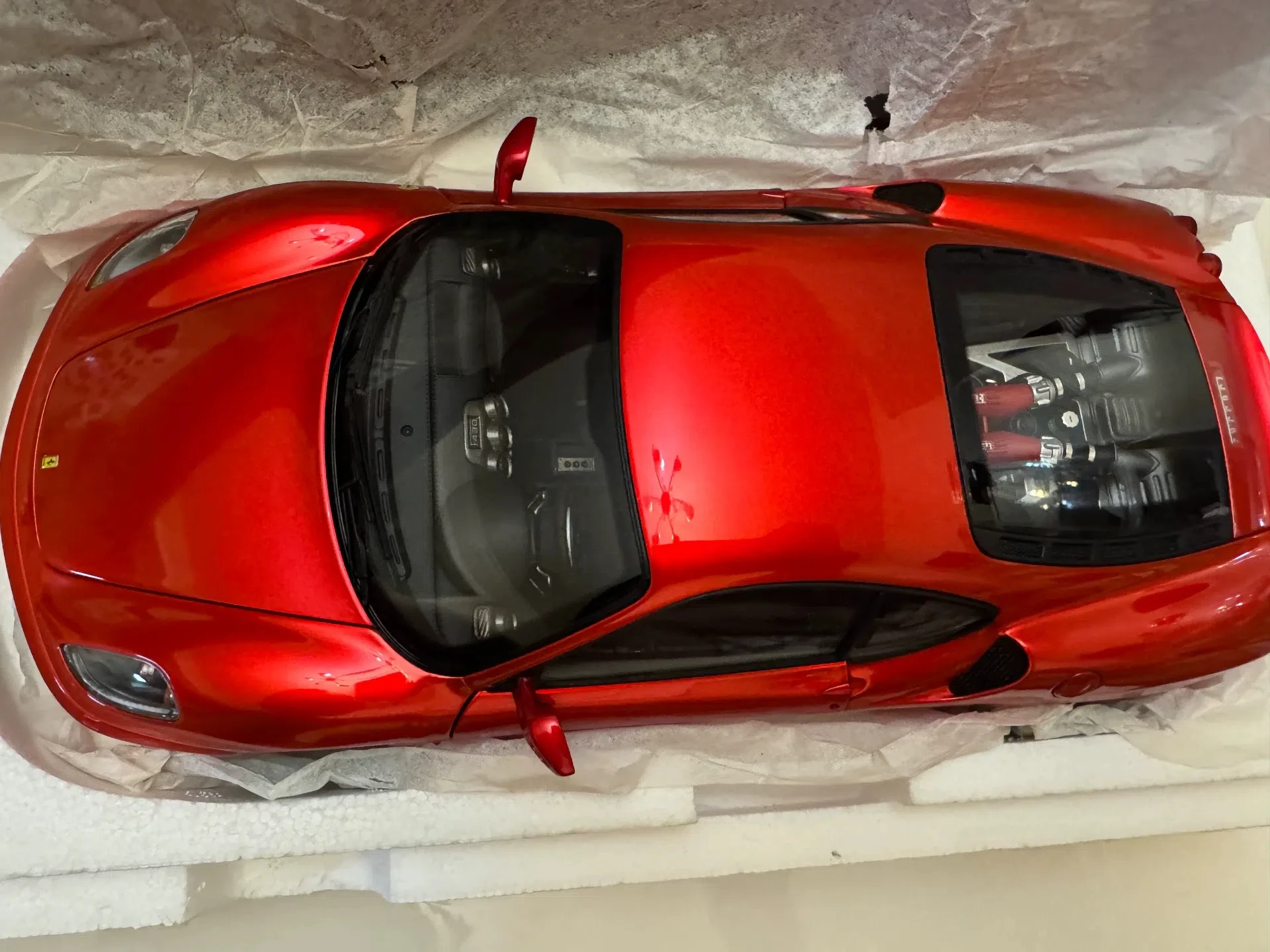 BBR 1:18 F430 Red Simulation Limited Edition All Open Alloy Metal Static Car Model Toy Gift