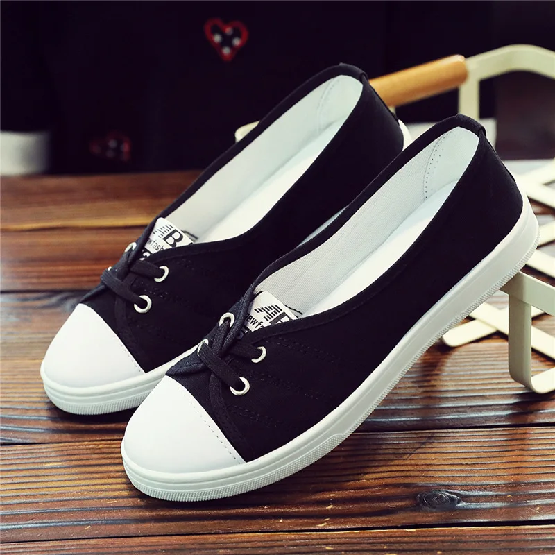 Internet Celebrity White Shoes Women Spring Pumps Summer Breathable Canvas Shoes Versatile Shoes Women Trendy Shoe