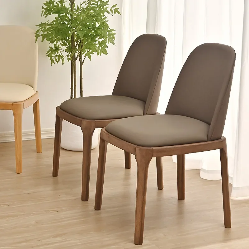 

Direct Selling Nordic Environmentally Friendly Solid Wood Dining Chairs Modern And Minimalist Restaurants Hotel Backchairs