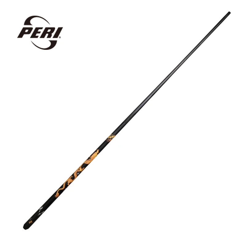 Peri Cues Carbon Fiber Shaft Break Cue Stick Powerful Punch Pool Dragon Oriental S Black Dragon 1/2 Length 58 