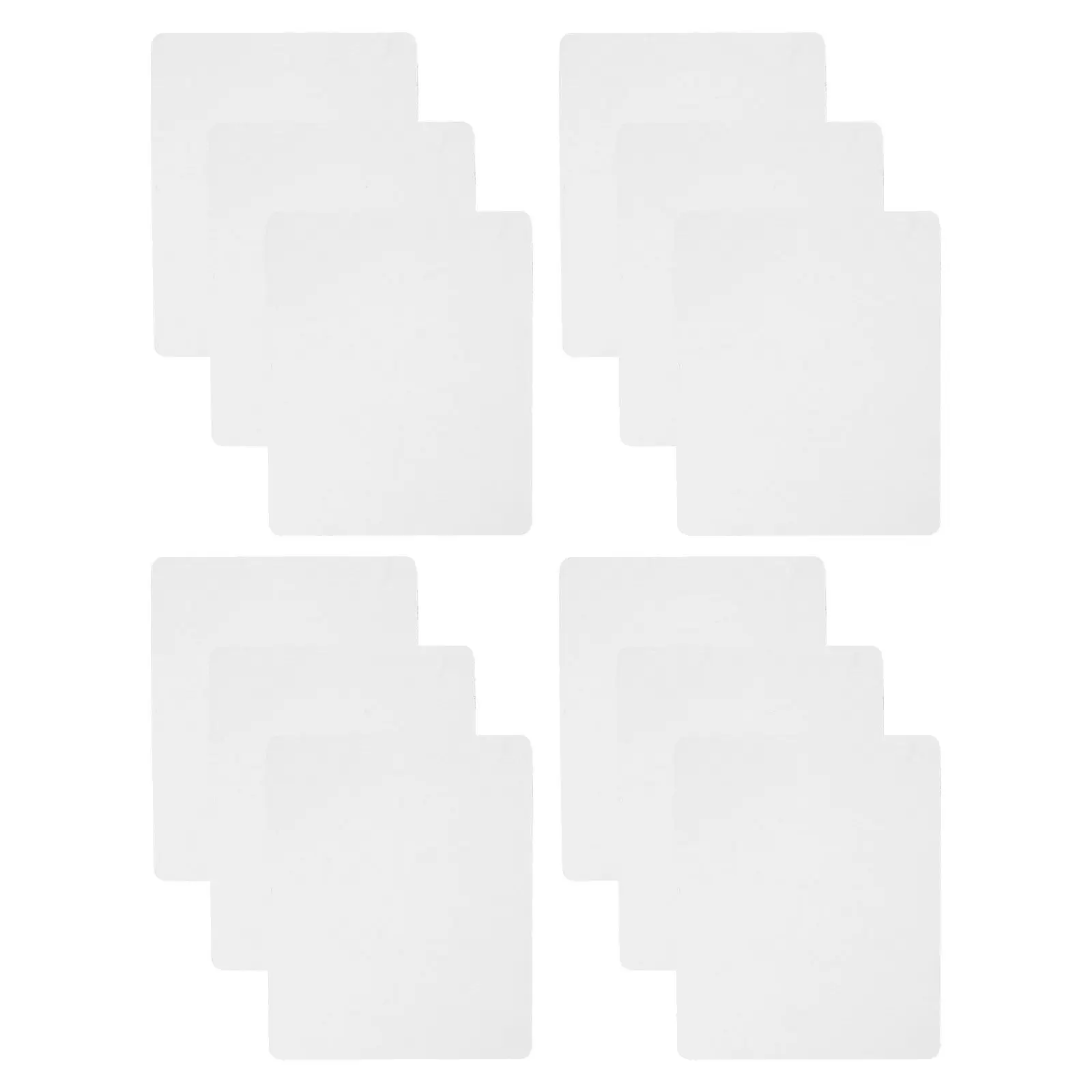 12 Pcs Mouse Pads Heat Press Printing Mousepads Sublimation Designs Blank for White Transfer