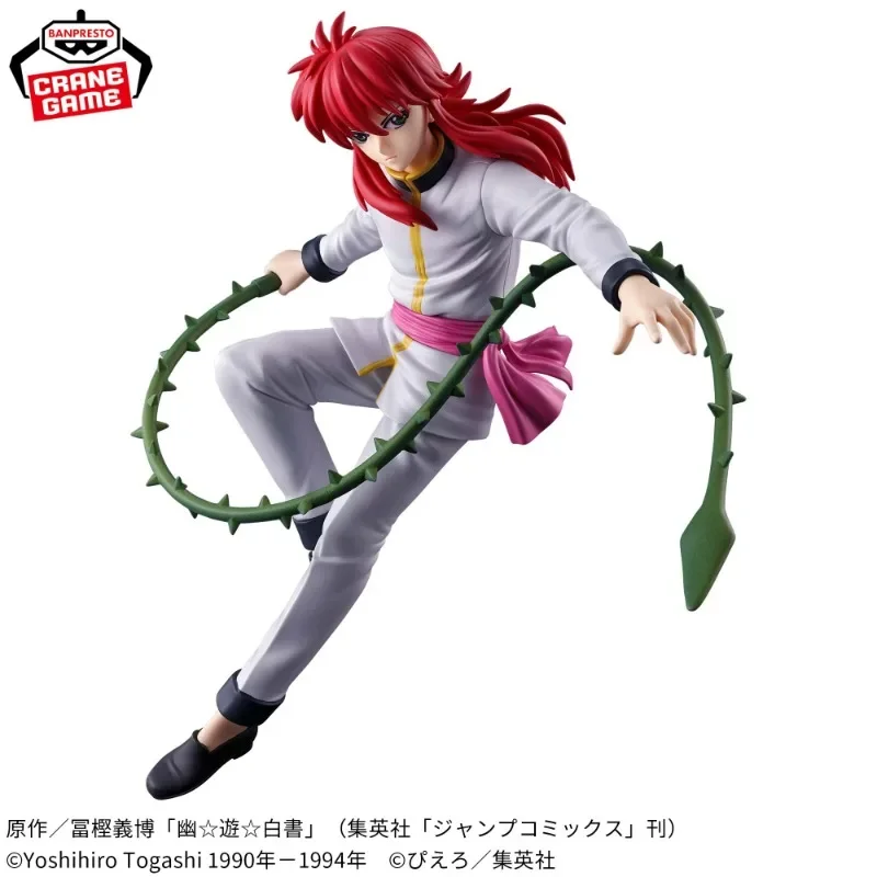 Bandai ในสต็อก Original BANPRESTO YuYu Hakusho อะนิเมะ-Dark Tournament Kurama- Action Figures ของเล่นสะสมของขวัญเด็ก