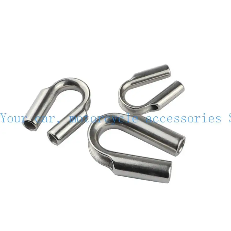Wire Rope for Protection Rings Rigging Fasteners Anchor Line Thimbles Silver Rings Clamp Winch Wire Loop
