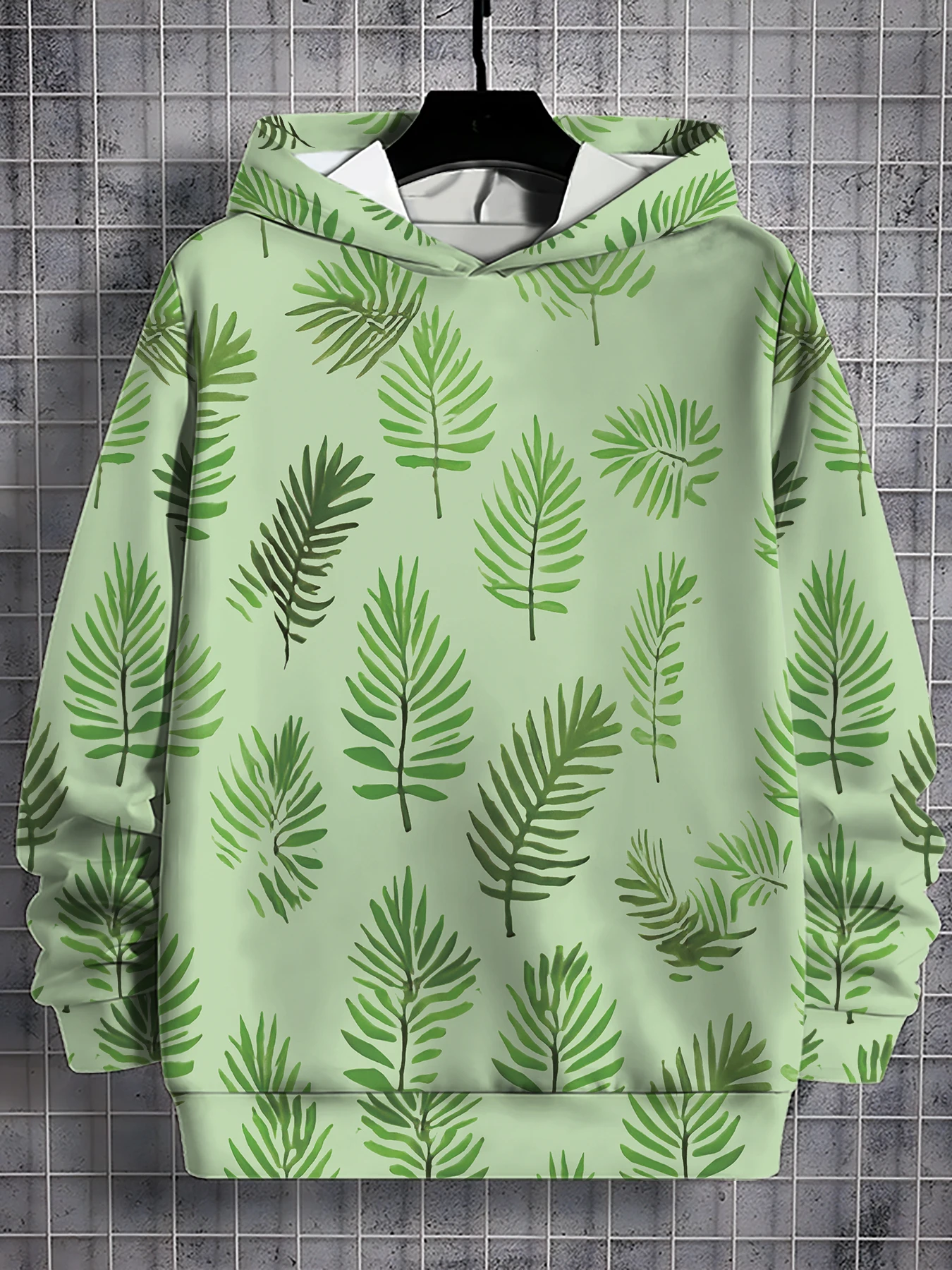 جديد وصول شخصية هوديس ورقة مطبوعة البلوز الرجال النساء عادية المتضخم قمصان سويت شيرت بقلنسوة باردة #2