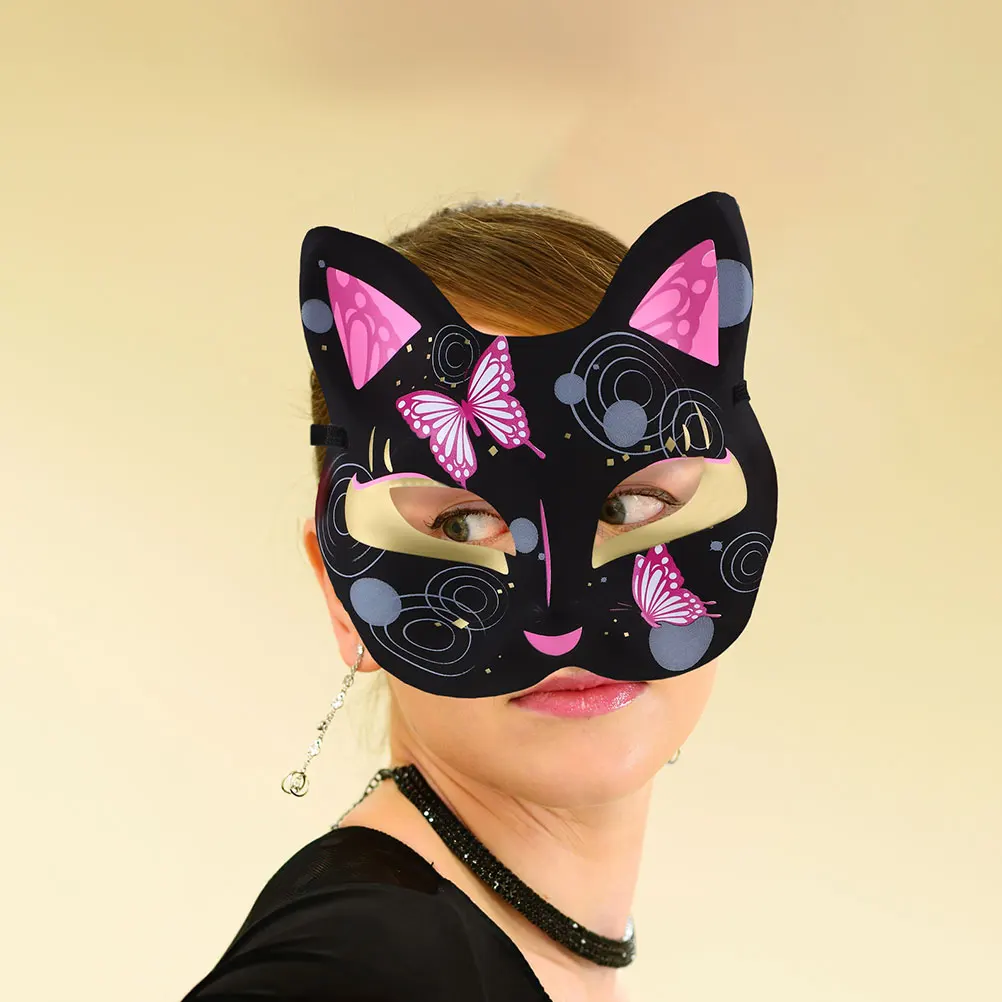 

2pcs Masquerade Female Carnival Decorative Funny Prop For Women Halloween Carnival Party Diy Costume