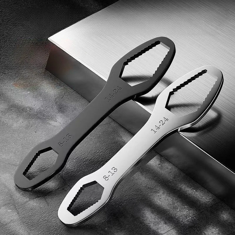 

8-24mm Universal Torx Wrench Self-tightening Adjustable Glasses Wrenches Board Double-head Torx Spanner Hand Tools for Factory