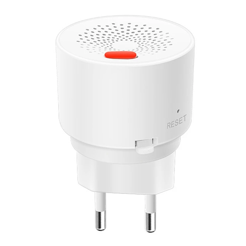 Zigbee Natural Gas Sensor Combustible Household Smart LPG Gas Leakage Alarm Detector Fire Security Protection EU-PLUG