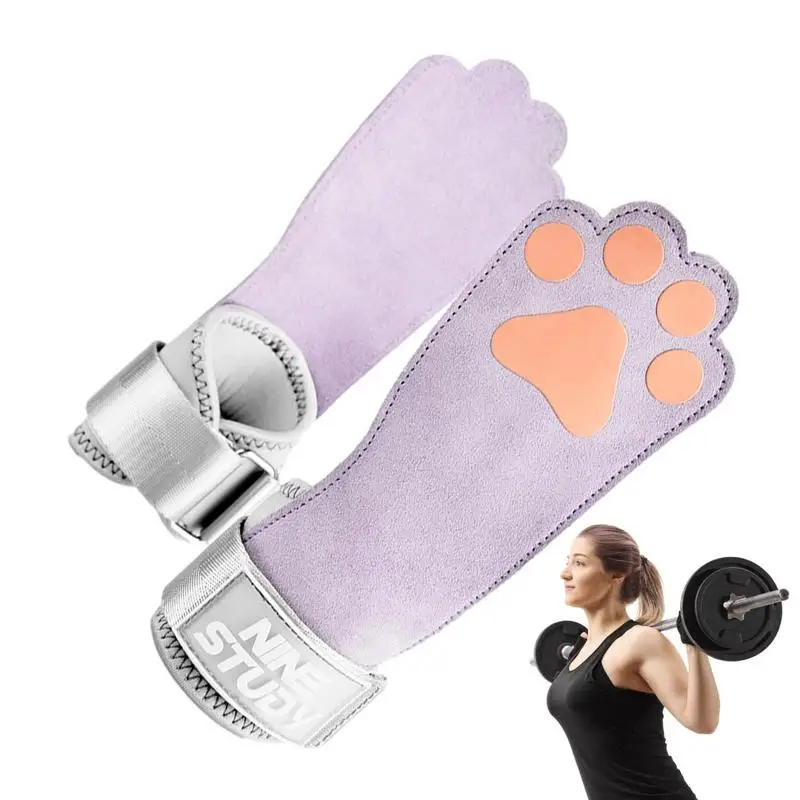 Women Gym Dumbbells Wristband Female Weights To Exercise At Home Palm Protector Muscle Training Anti Peeling Gloves For Girls