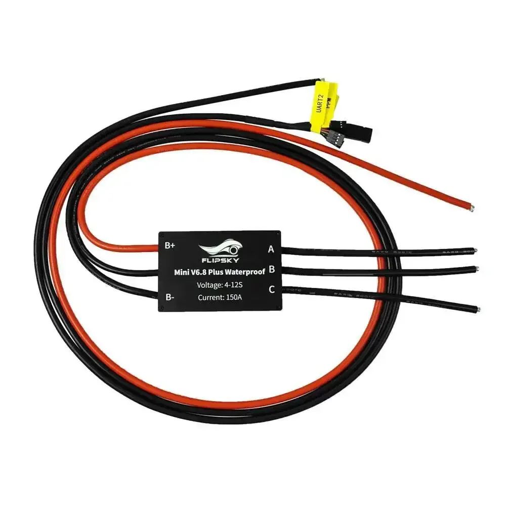 BoMassFlipsky IP68 Waterproof Mini FSESC6.8 Plus Electronic Speed Controller Based On VESC6 150A For Efoil Boat