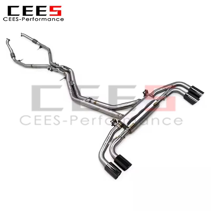 

Глушитель Cees Valvetronic для Audi SQ5 8R FT 3.0T 2016-2024, выхлопная труба из нержавеющей стали, спортивная выхлопная труба, автозапчасти