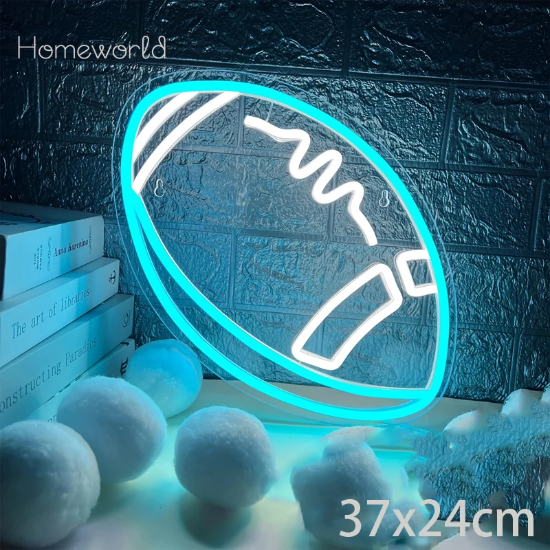 American Football Neon Sign Acrylic LED Neon Lighted Sign USB Dimmer Switch For Home Wall Art Decor Party Club Bar Decoration
