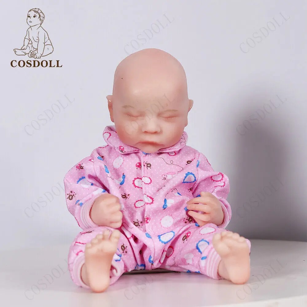 

COSDOLL, 15 дюймов, детская игрушка на все тело, мягкая силиконовая кукла-Реборн, куклы-младенцы, Спящая маленькая девочка