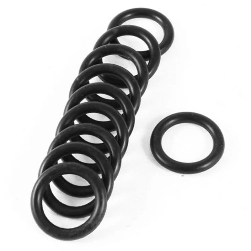 

50 Pcs 26mm x 18mm x 4mm Black Rubber O-ring Oil Seal Sealing Washers Gaskets